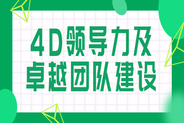 苏进-4D领导力及卓越团队建设