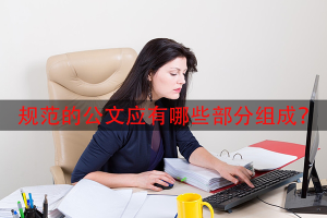 规范的公文应有哪些部分组成？